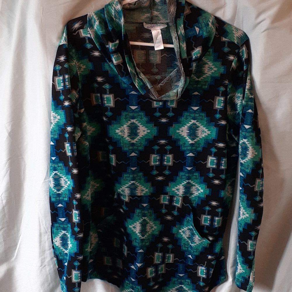 Women's Indian designed swishy pocketed longsleeve